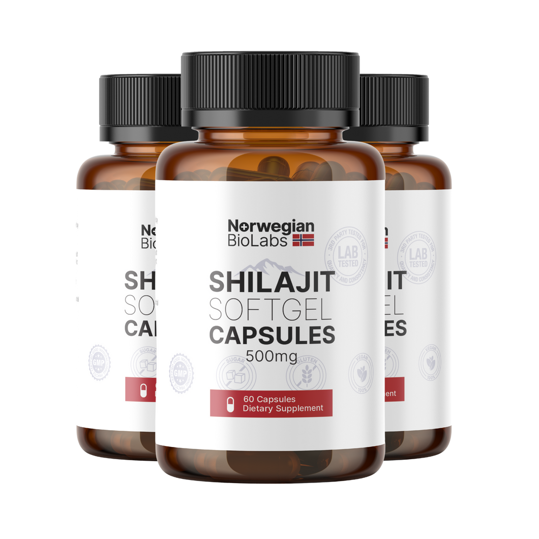 3x Shilajit SoftGel Capsules | 44% Discount Ships Every 3 Months
